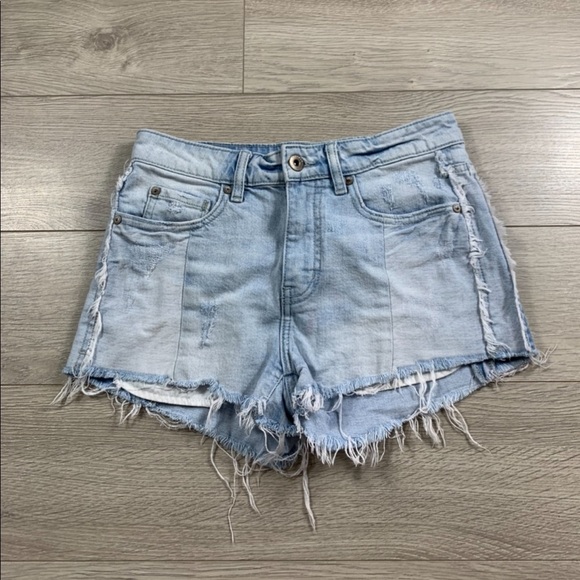 Pistola Winston High-Rise Cutoff Denim Shorts in Fast Lane - Picture 2 of 11